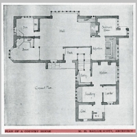 Baillie Scott, A Country House, Ground plan, The Studio, vol.19, 1900, p.32.jpg